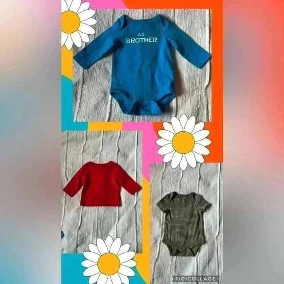 Cat &  Jack - Set of 3 tops. Size 0 to 3 months - Picture 1 of 7